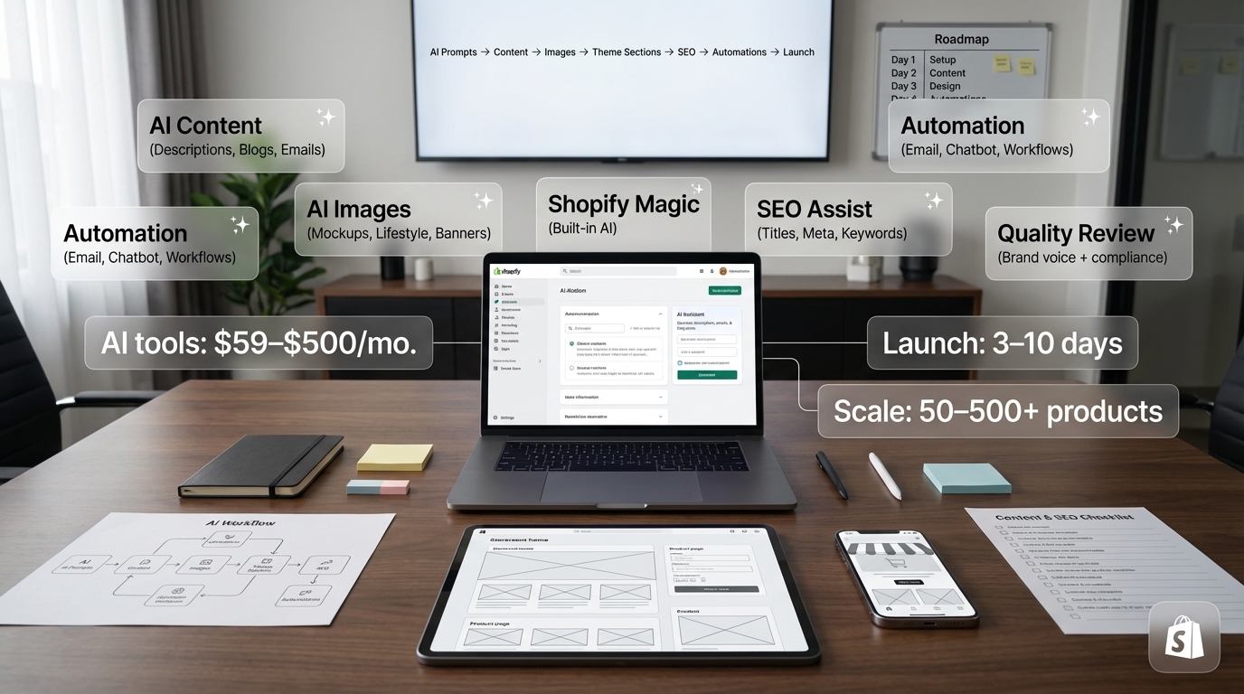 Build my Shopify store AI complete guide 2026