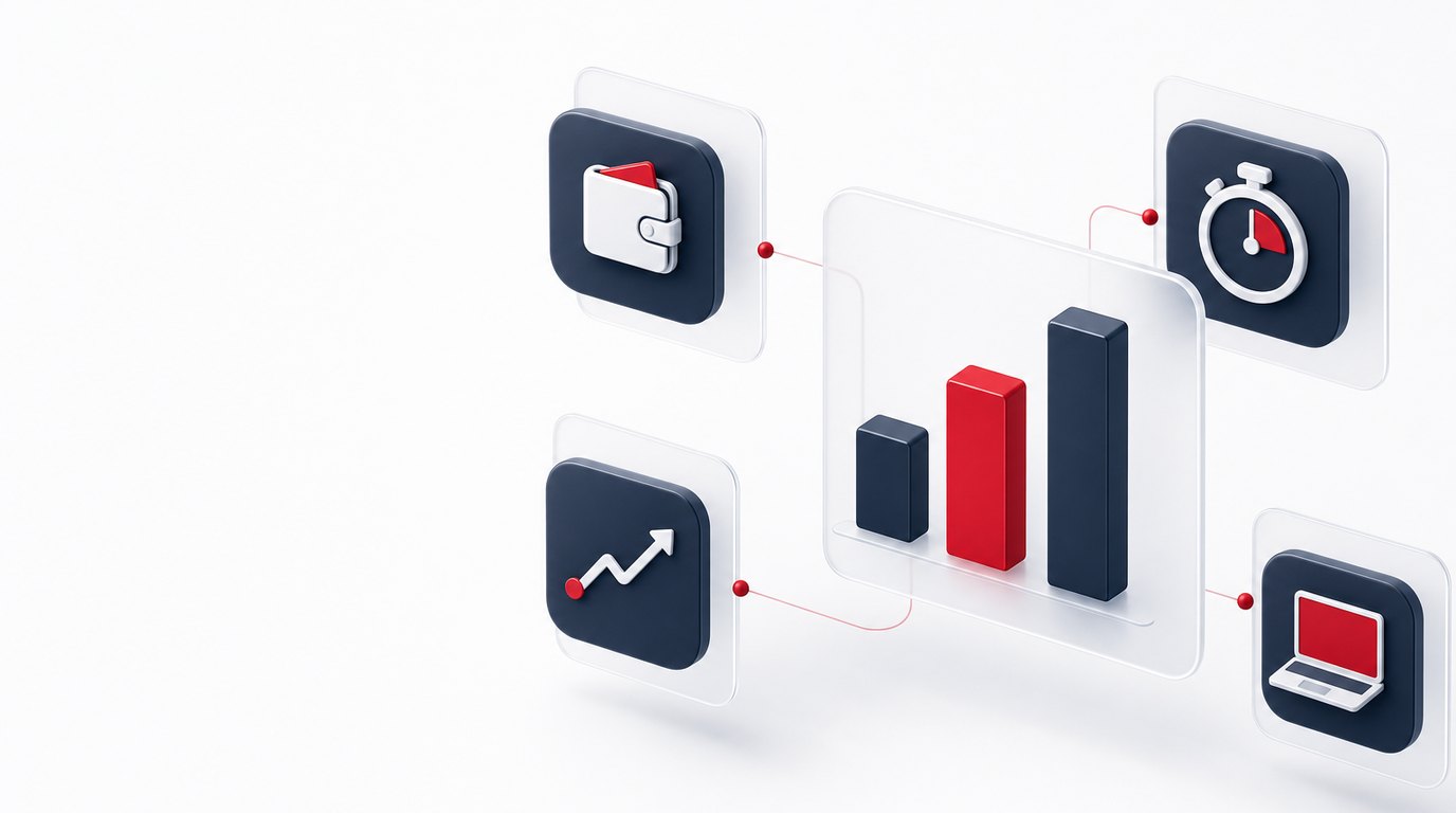 Tarifas de un desarrollador de software en Chile comparadas en un grafico
