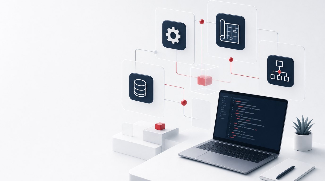 Desarrollo de software a medida: arquitectura, base de datos y flujo de trabajo