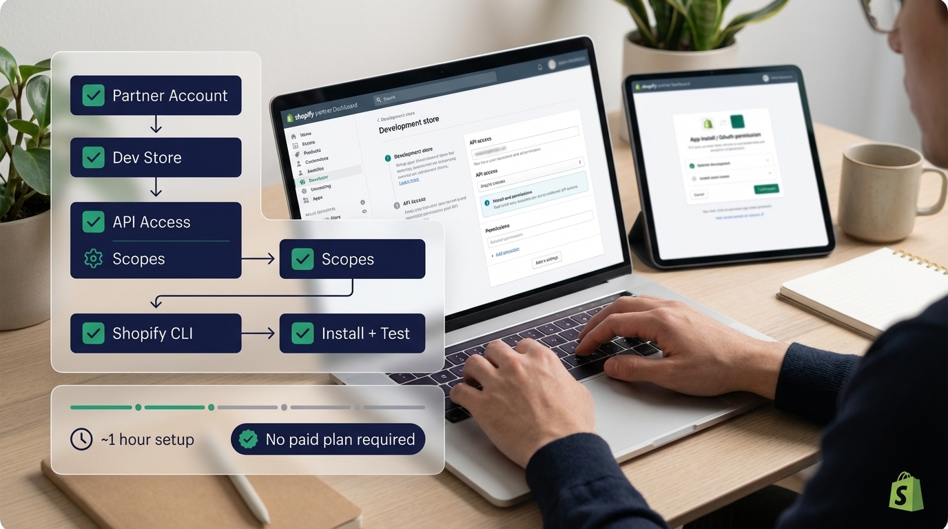 How to allow custom app development in Shopify guide 2026