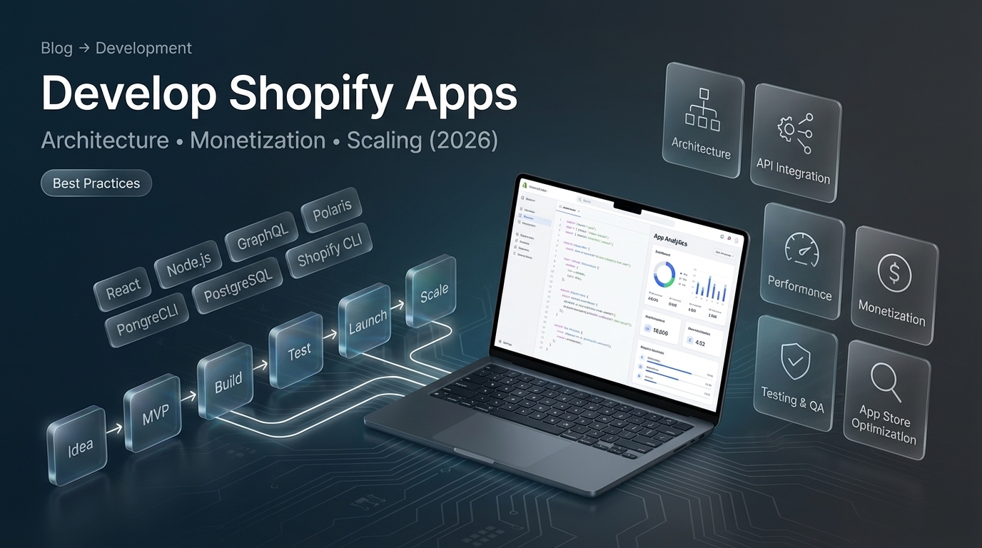 How to develop Shopify apps - strategies and best practices 2026