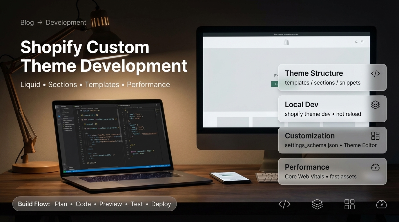 Shopify custom theme development complete guide 2026