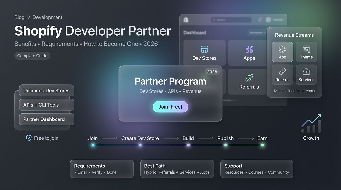 Shopify developer partner complete guide 2026