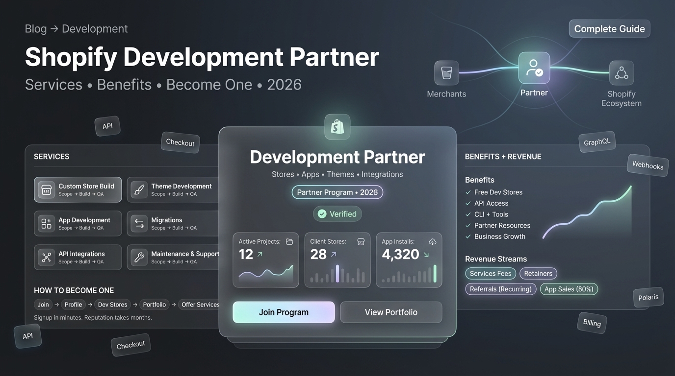 Shopify development partner guide 2026