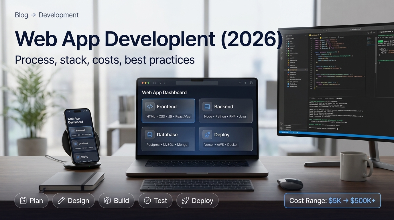 Web app development complete guide 2026
